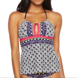 Trina Turk Tanzania Halter Swim Tankini Top 6